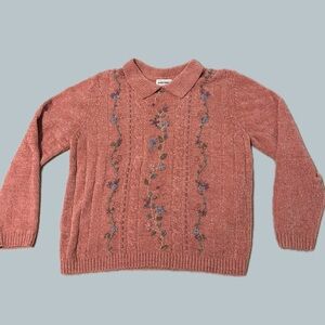 Vintage Pink Sweater! Great condition, Large!